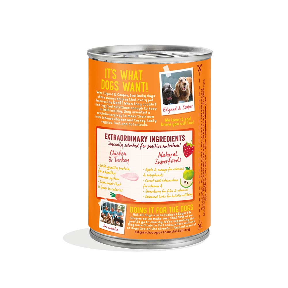 Alimento cane Adulto Pollo e Tacchino Edgard Cooper 400g - Image 2