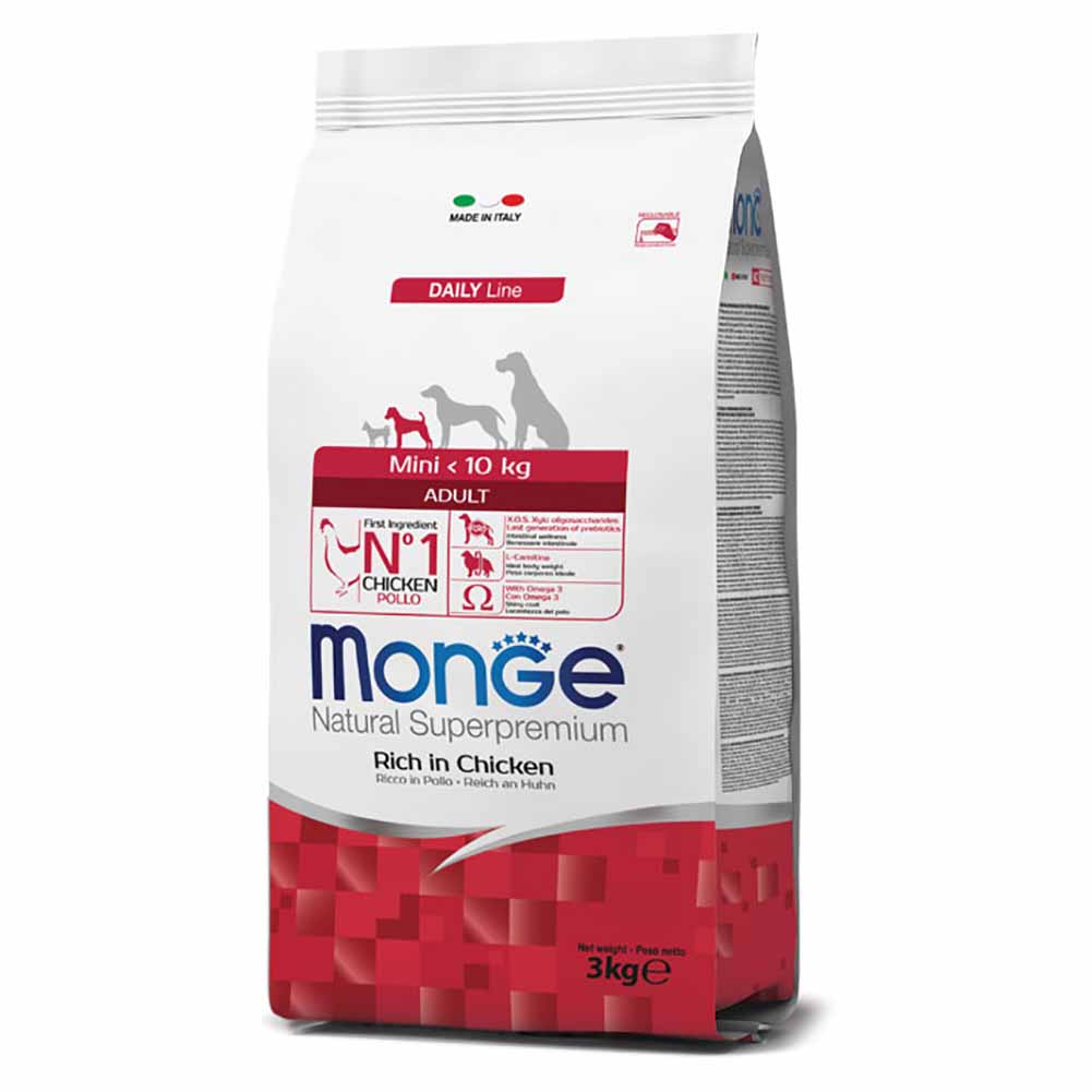 Alimento cane Monge Mini adult pollo 3kg - Image 3