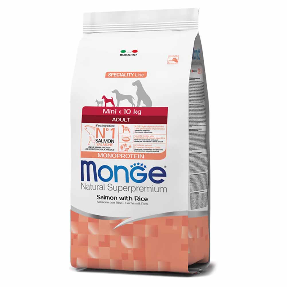 Alimento cane Monge Mini adult salmone e riso 2,5kg - Image 3