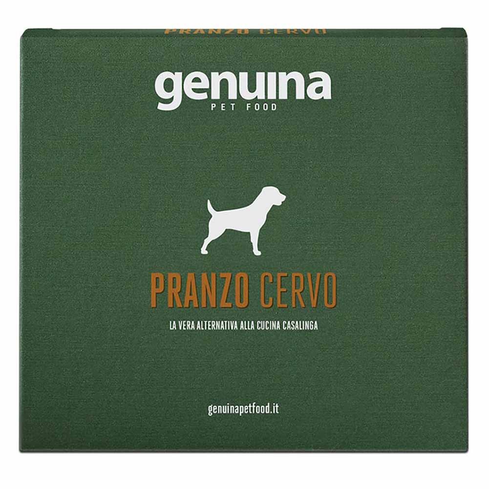 Alimento Completo Genuina Pranzo Cervo per Cani 90g