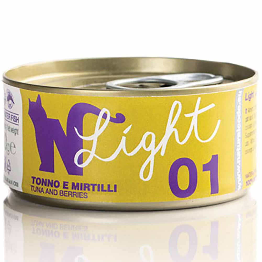Multipack Natural Code Light 01 Tonno e Mirtilli Alimento per Gatti 4x70g - Image 2