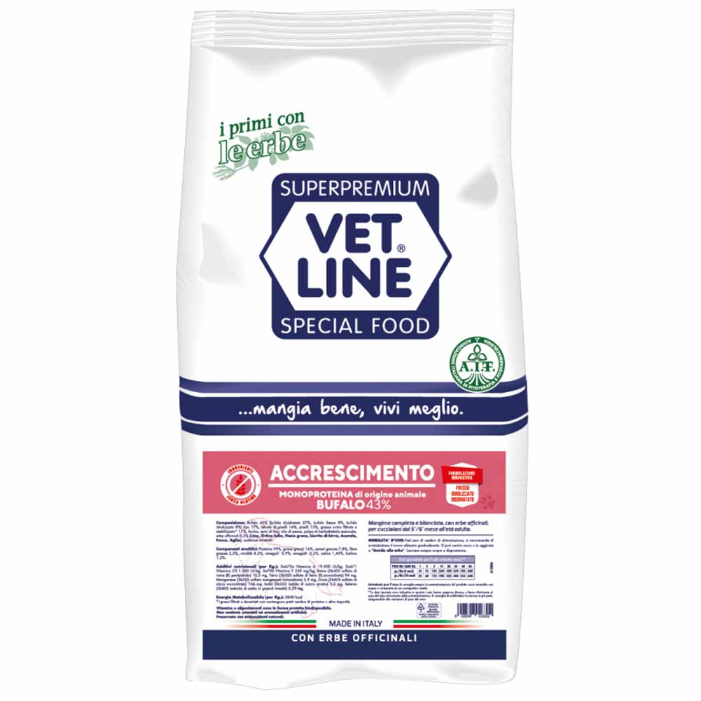 Alimento secco cane accrescimento bufalo Vet Line - Image 4