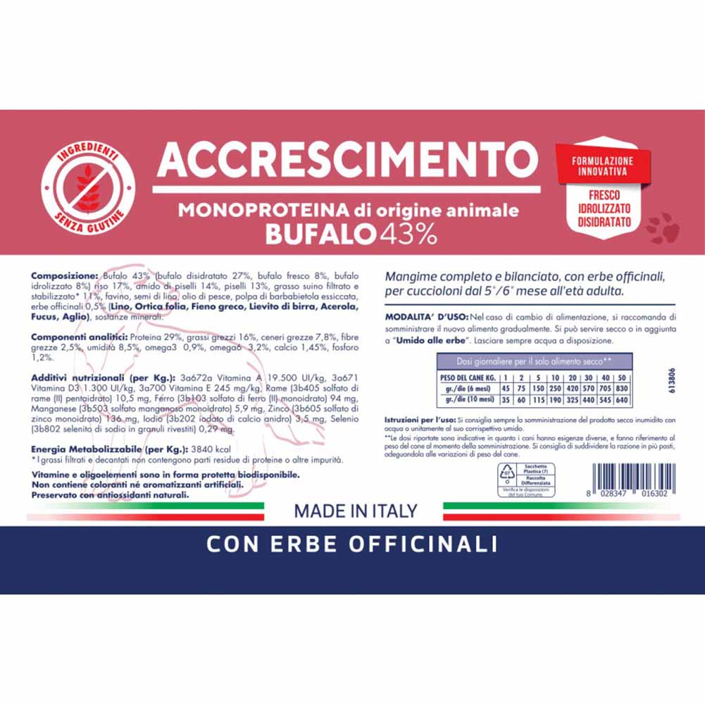Alimento secco cane accrescimento bufalo Vet Line - Image 5