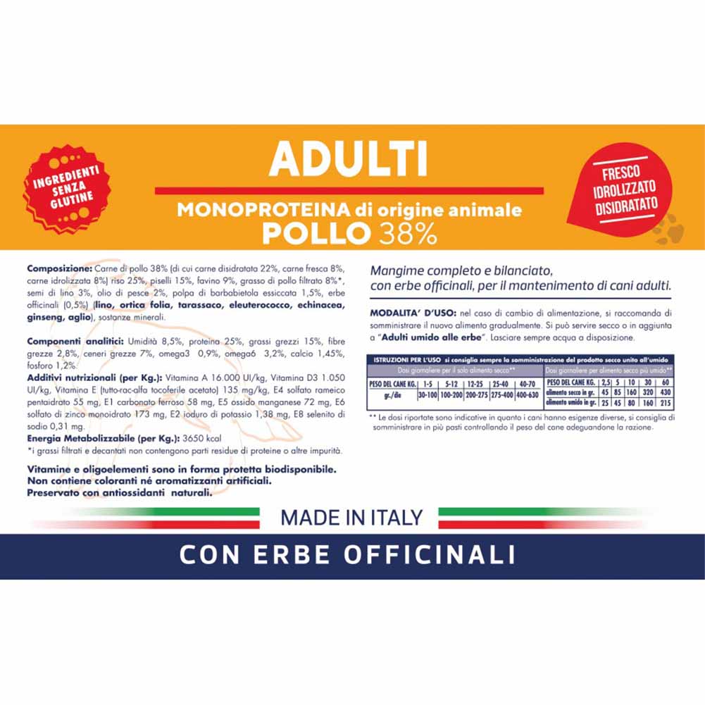 Alimento secco cane adulto pollo 12,5g Vet Line - Image 2