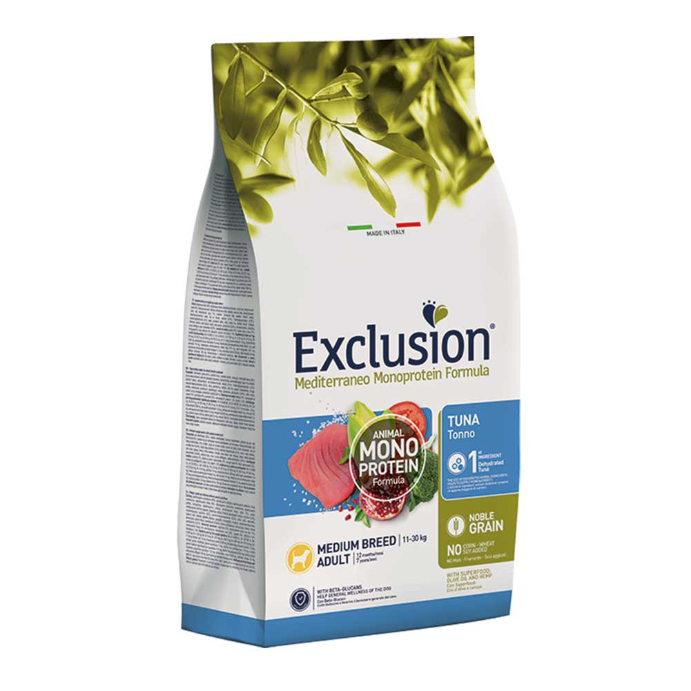 Alimento secco per cani Adult medium Mediterraneo Tonno Exclusion - Image 4
