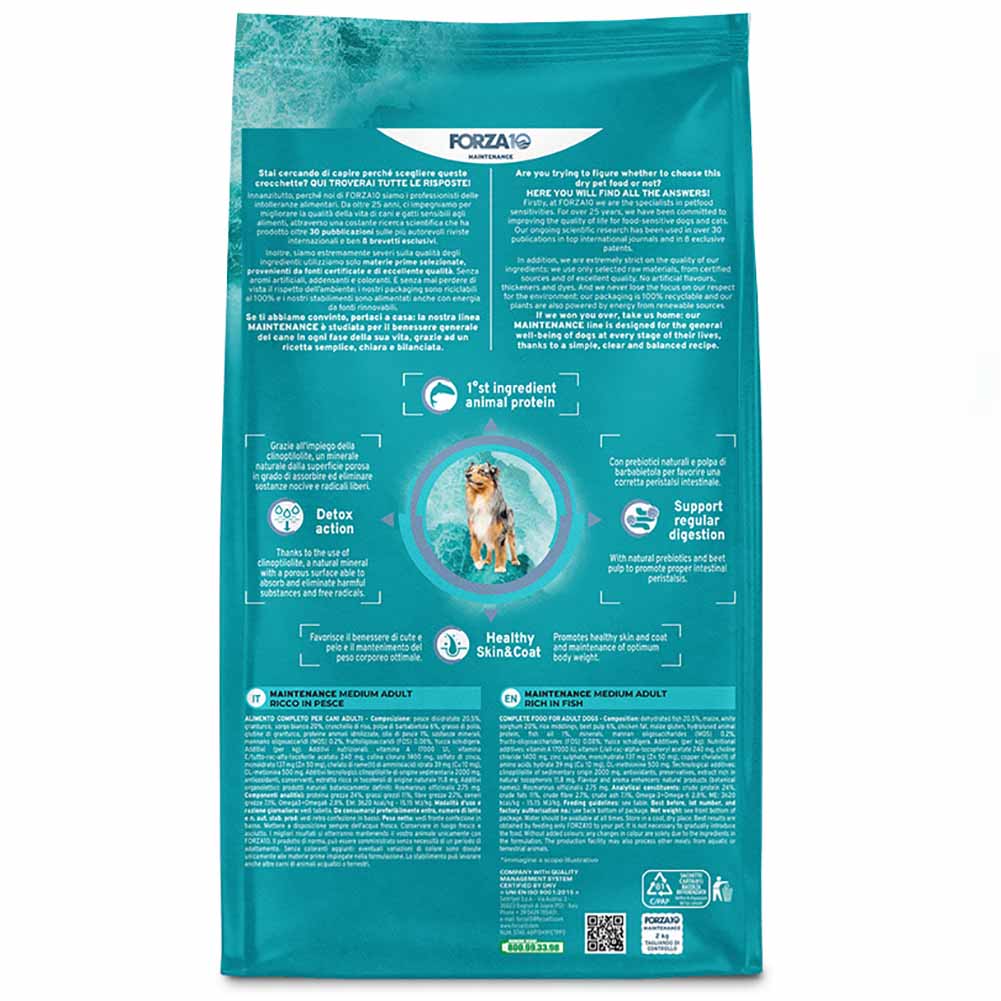 Alimento secco per cani Forza10 Adult Medium Pesce 12 kg - Image 2