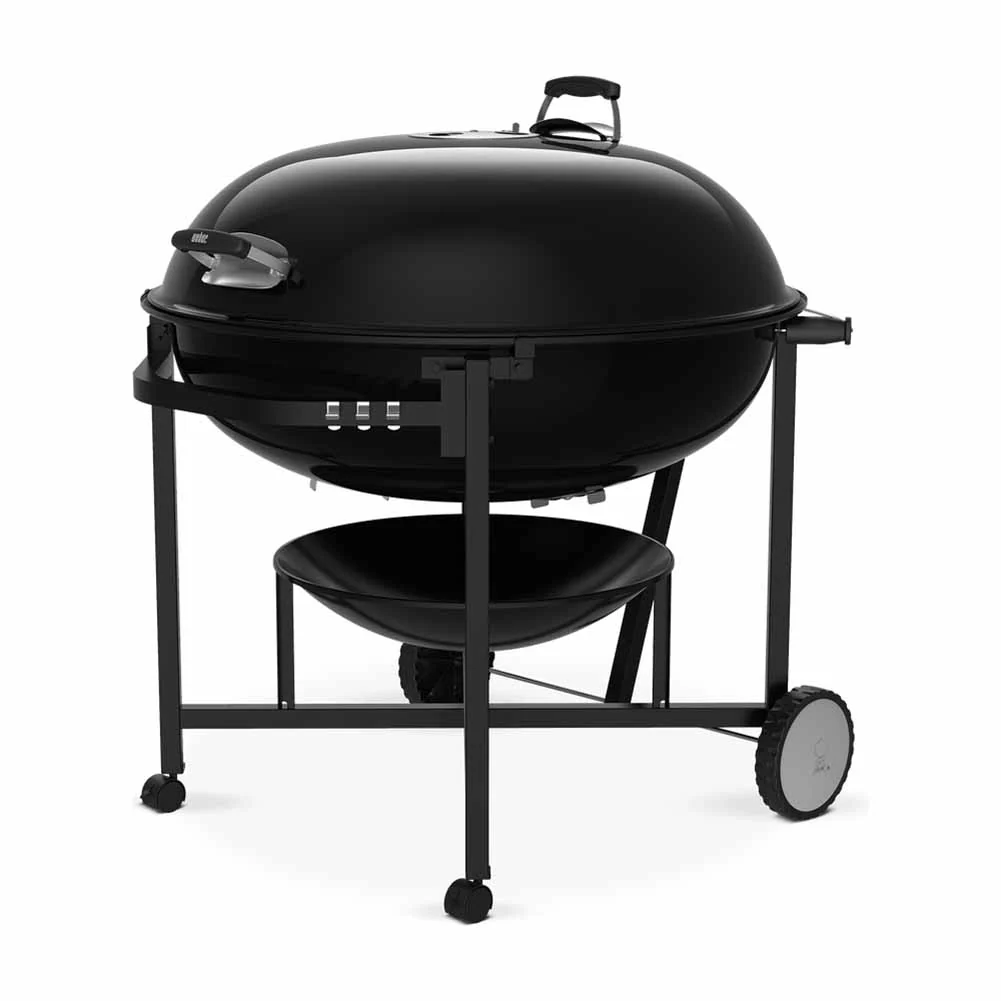 Weber Ranch Kettle 6004 Nero Barbecue a Carbone Grande Capacità - Image 2