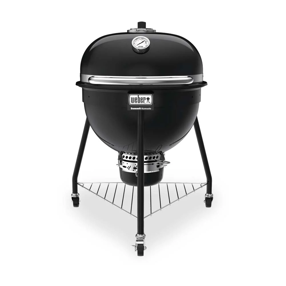 Weber Summit Kamado E6 Barbecue a Carbone in Acciaio Isolato