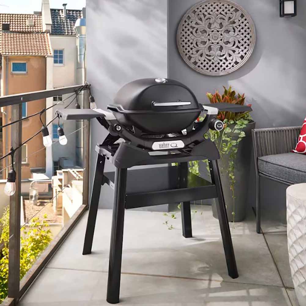 Weber Q1200N Barbecue a Gas Portatile con Stand e Coperchio Alto - Image 5