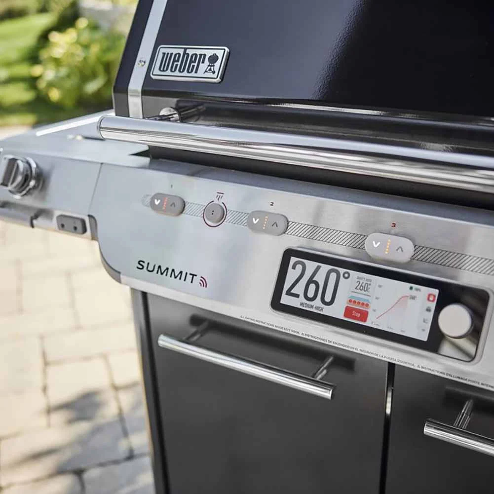 Weber Summit FS38X Nero Barbecue a Gas Smart con Sear Zone Infrarossi e Girarrosto - Image 2