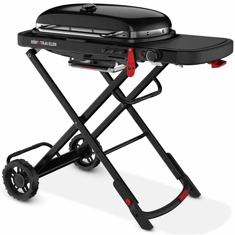 Weber Traveler Stealth Edition Barbecue Portatile a Gas Pieghevole - Image 3