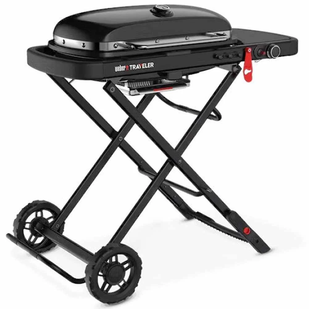Weber Traveler Stealth Edition Barbecue Portatile a Gas Pieghevole - Image 4