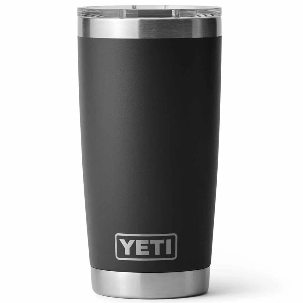 Bicchiere Termico Yeti Rambler nero 591ml con coperchio magslider