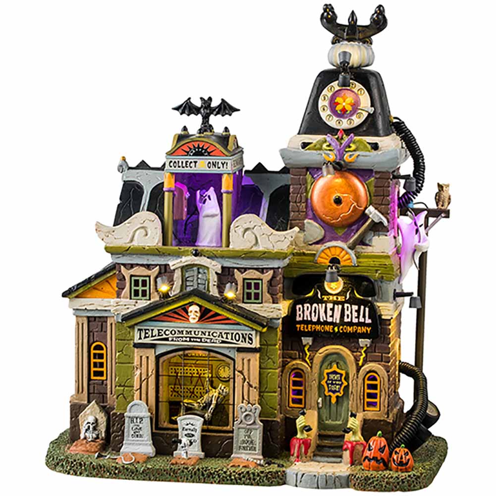 Broken Bell Telephone CO. Spooky Town Lemax Cod 45201