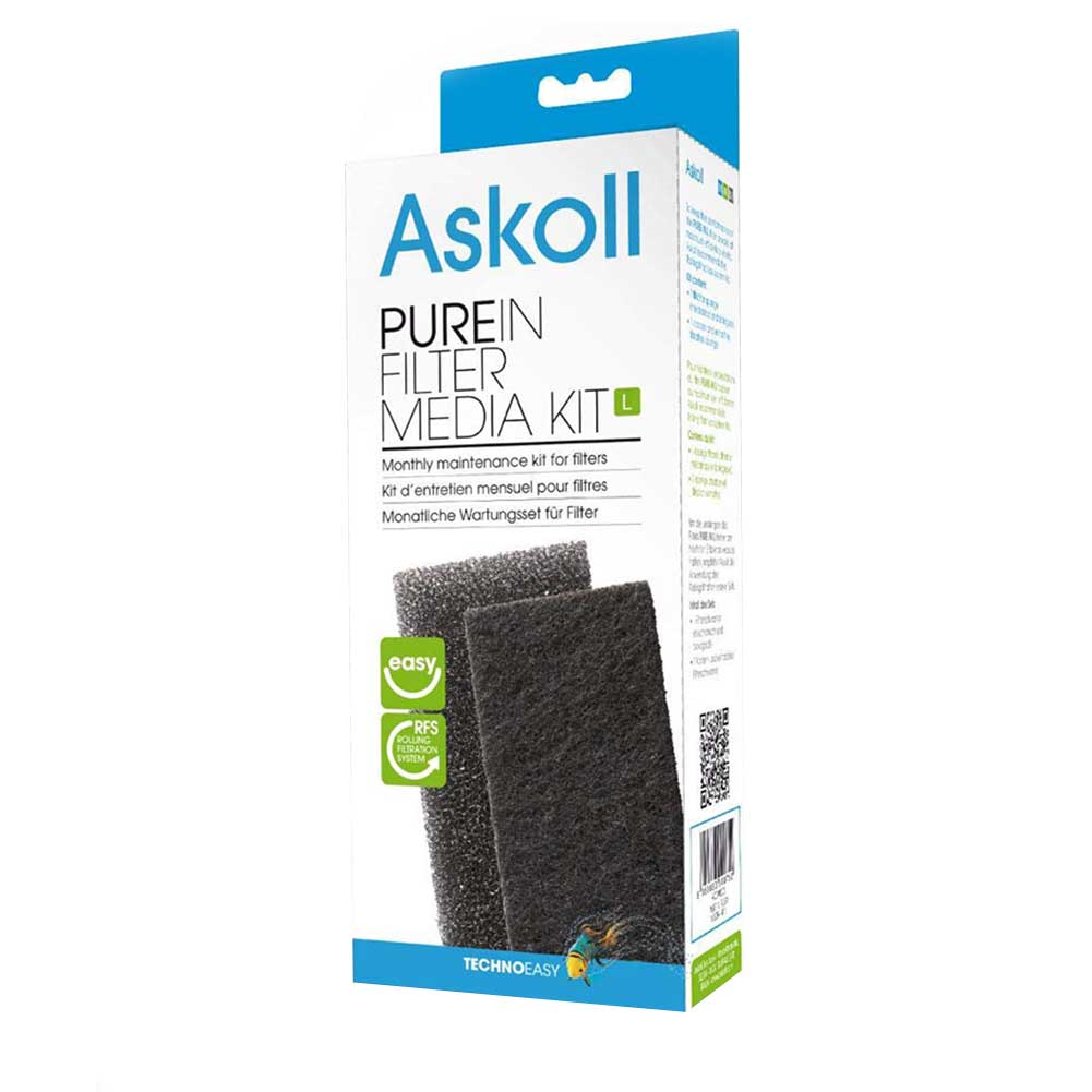 Cartuccia di ricambio Pure In filter Media Kit L Askoll 2 pezzi