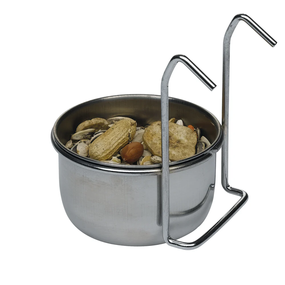 Ciotola inox pappagalli e cacatua Sirio L300