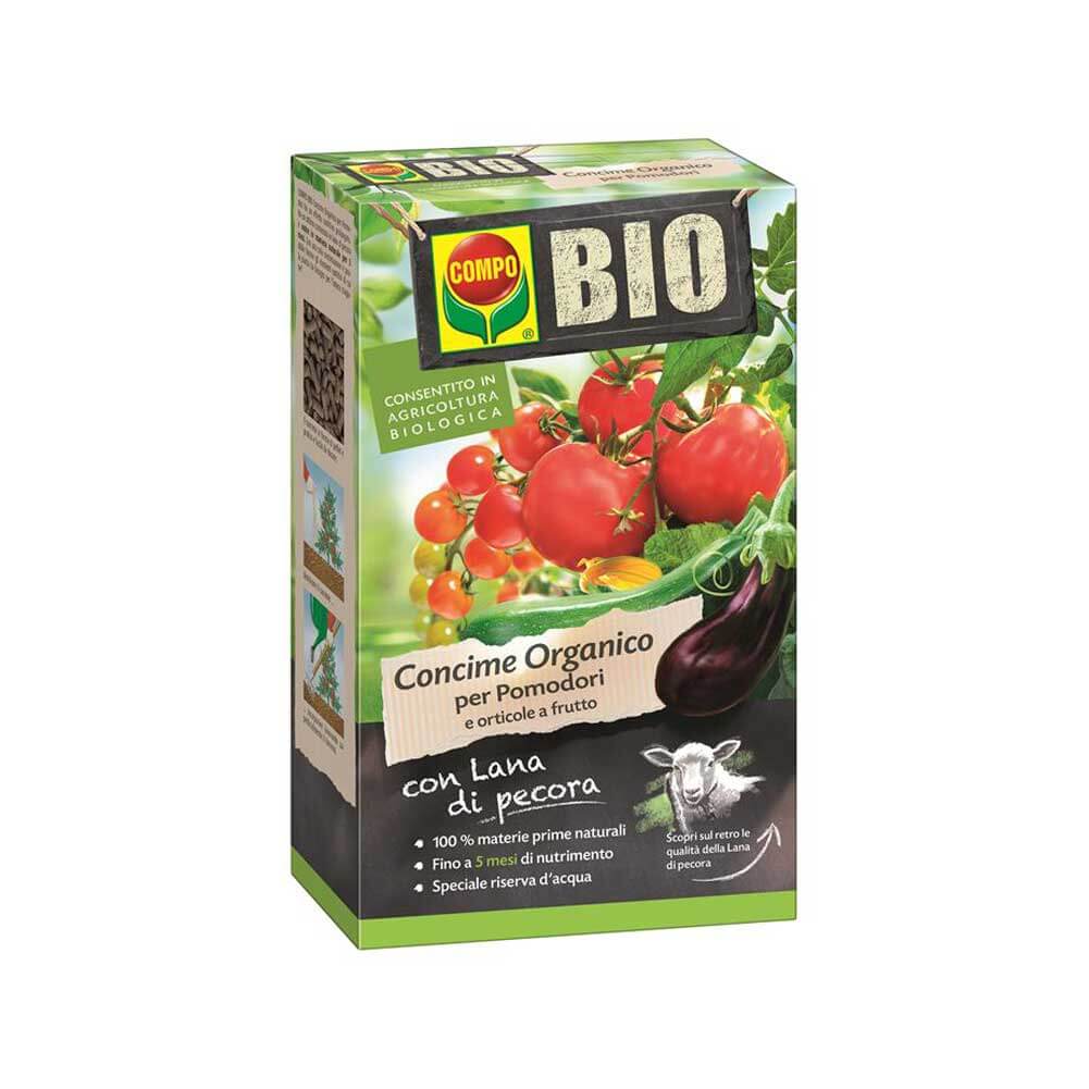 Concime Bio Lana di pecora per pomodori Compo da 750 gr