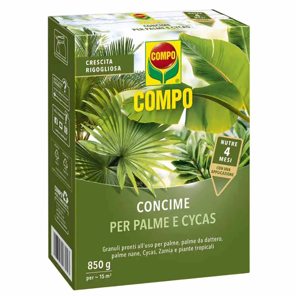 Concime COMPO a lenta cessione per palme e cycas 850g