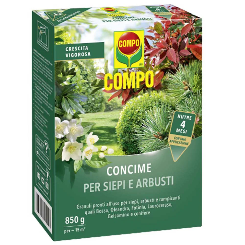 Concime per siepi e arbusti Compo 850g