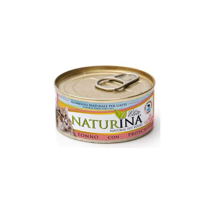 Elite Umido Tonno con Prosciutto 70g Naturina