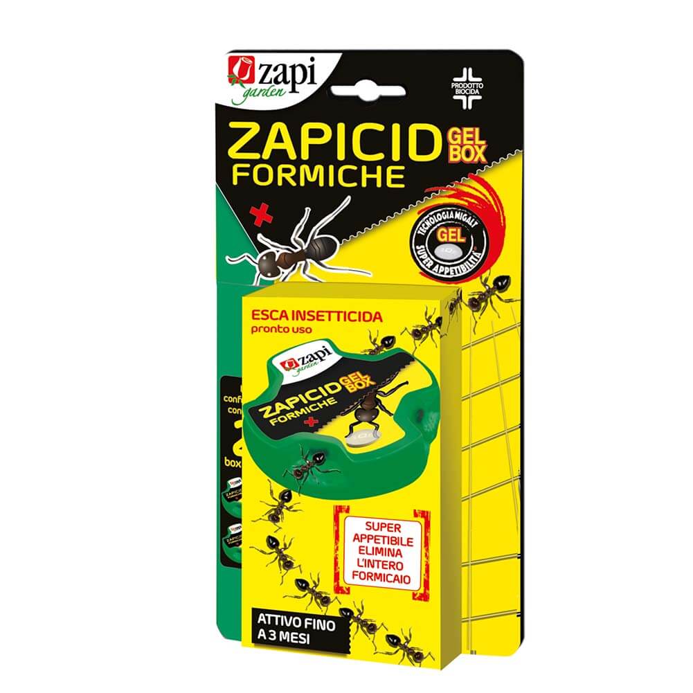 Esca per formiche Zapicid gel box 2pz Zapi