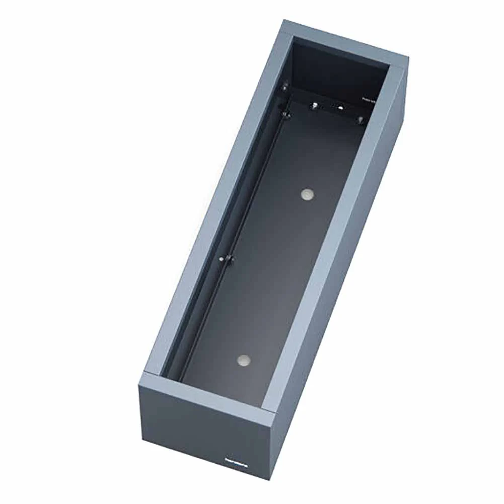 Fioriera Herstera Metal Planter Balcony antracite 80x25x25cm 08973802 - Image 5