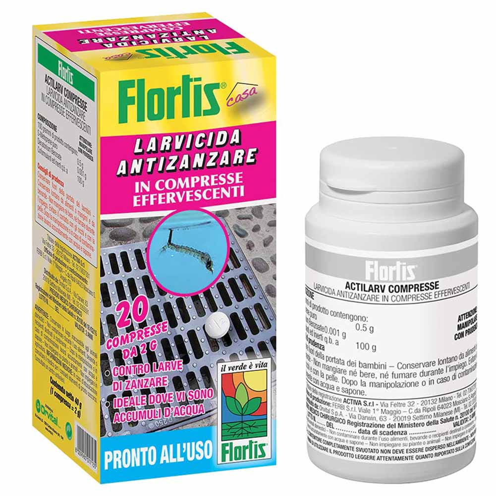 Larvicida antizanzare compresse effervescenti 20 compresse