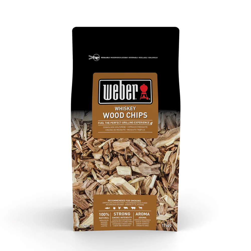 Legna da affumicatura Whiskey Weber 700g