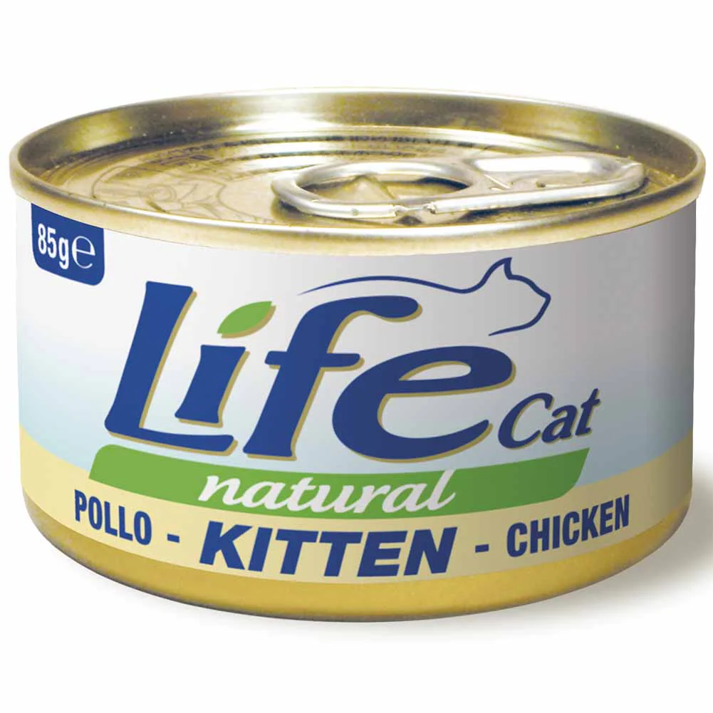 Life Cat Kitten Manzo cibo umido per gattini 85g