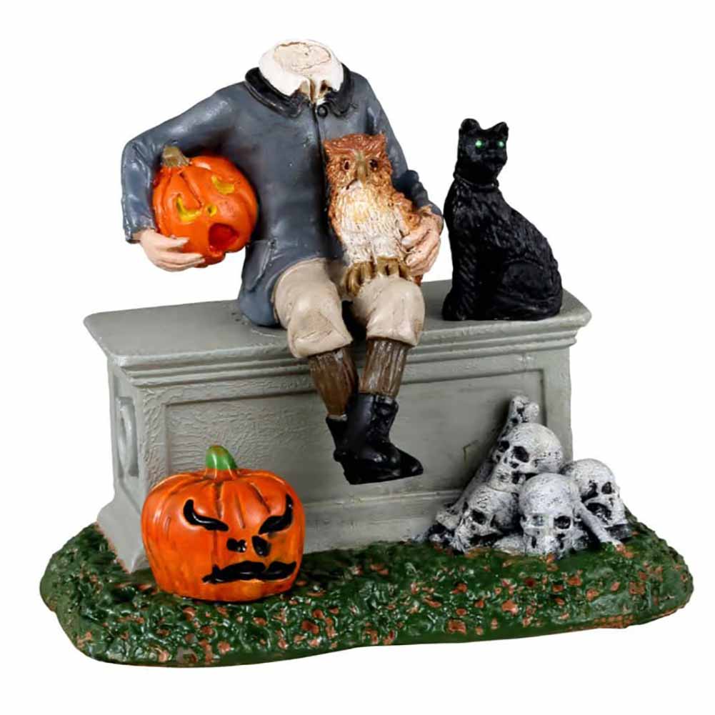 Lost His Head Spooky Town Lemax Cod 32195