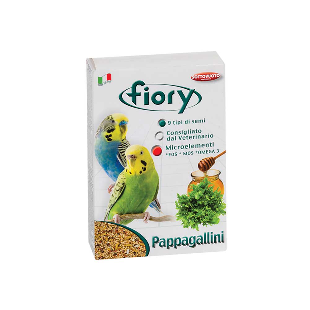 Mangime completo Miscela per pappagallini 400g Fiory