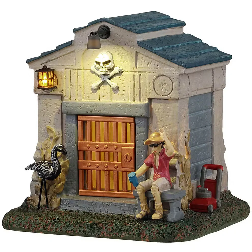 Next Tomb Neighbor Spooky Town Lemax Cod 54437