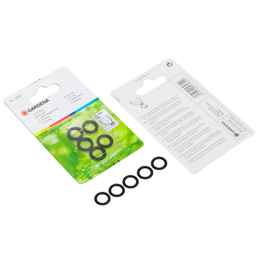 O Ring 9mm 5pz Gardena