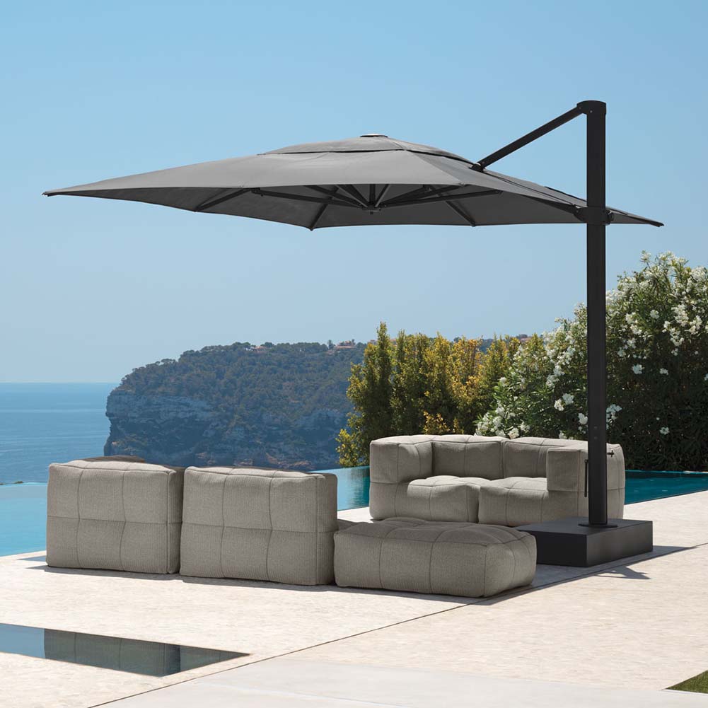 Ombrellone retrattile Athena Tortora 3x4m Talenti