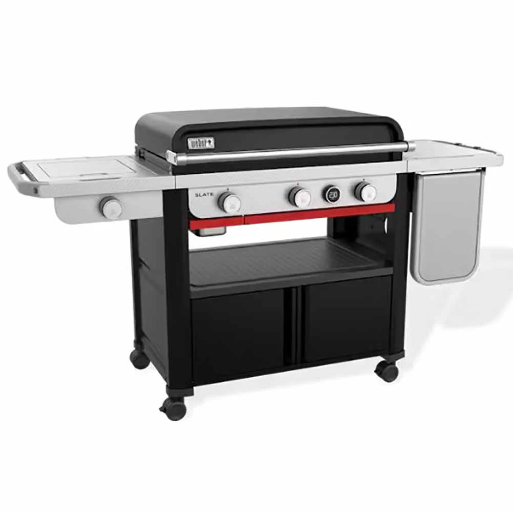 Piastra Premium Weber SLATE GPSB da 76cm 1500247 con fornello laterale - Image 2