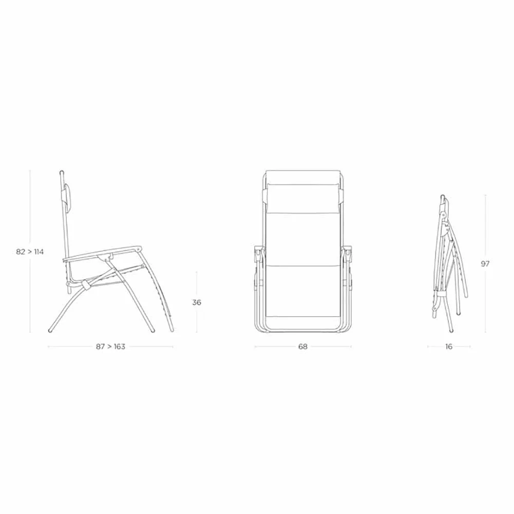 Poltrona Relax Lafuma R Clip Iso colorblock Moss LFM5169.9874 - Image 6