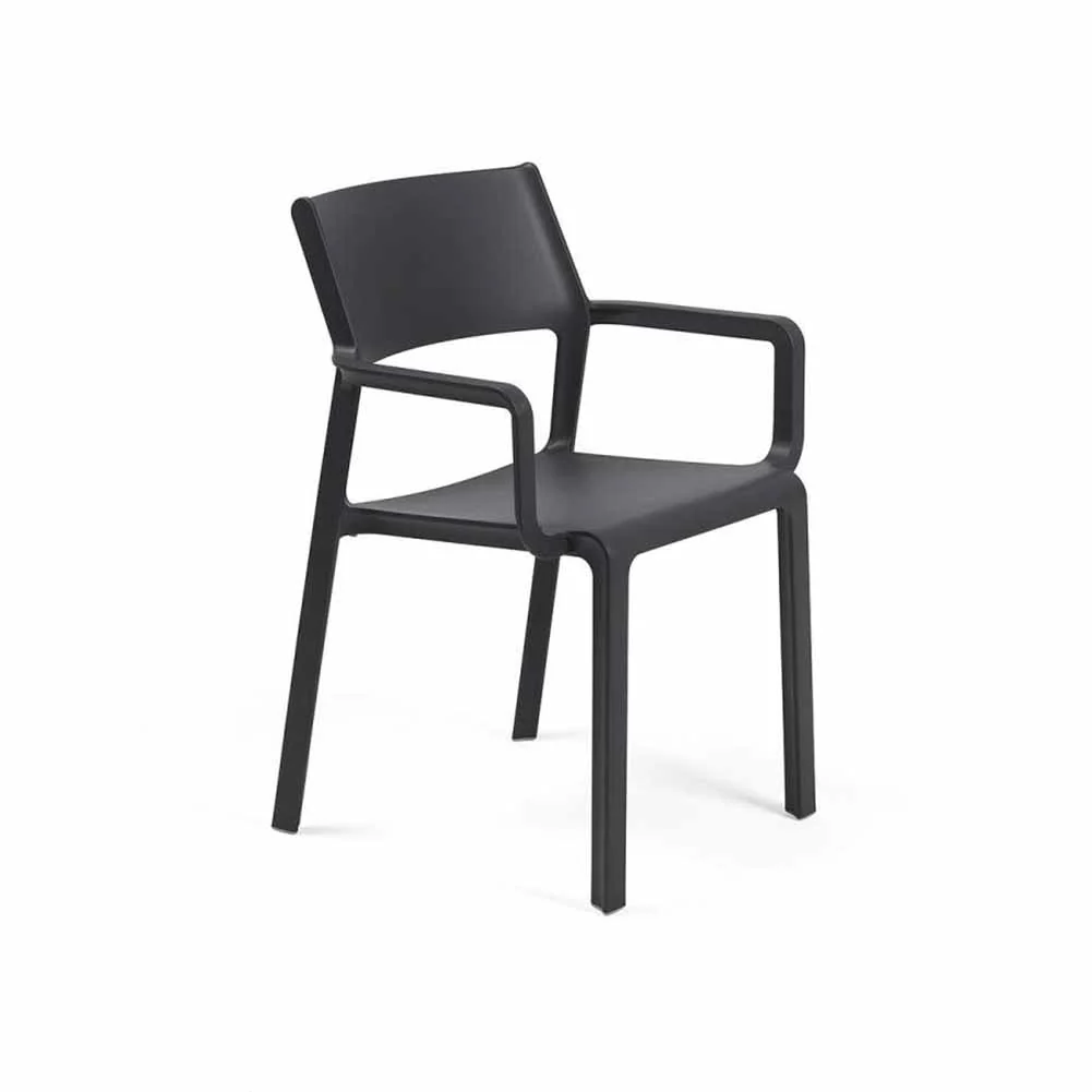 Sedia con braccioli Trill Antracite Nardi 4025002000
