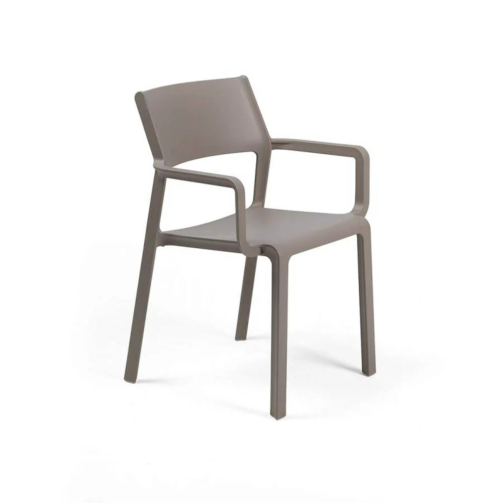 Sedia con braccioli Trill Tortora Nardi 4025010000