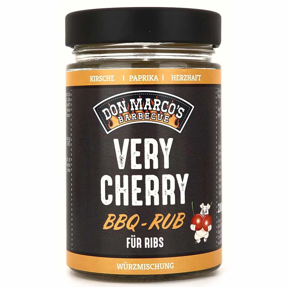 Rub BBQ Very Cherry Don Marco's 210 g senza cannella