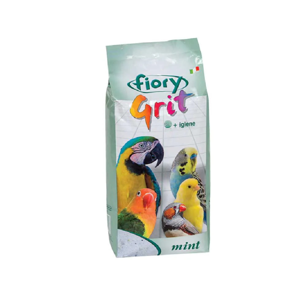 Sabbia per fondo gabbia uccelli Grit Menta 1kg Fiory