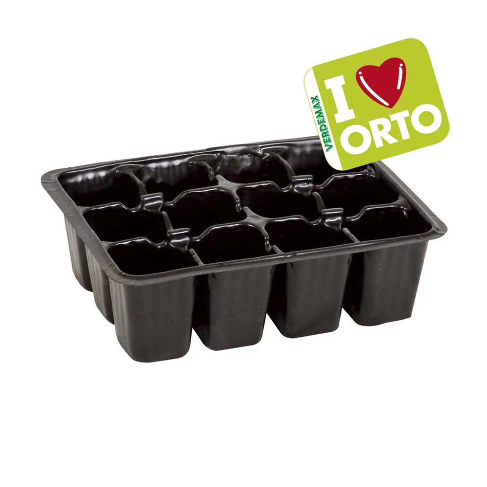 Semenzaio in plastica Verdemax 12 cellette confezione 5 pezzi - Image 2