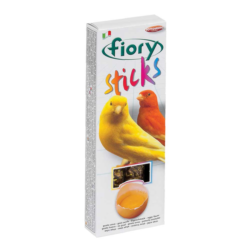 Snack per canarini Sticks all'uovo 60g Fiory