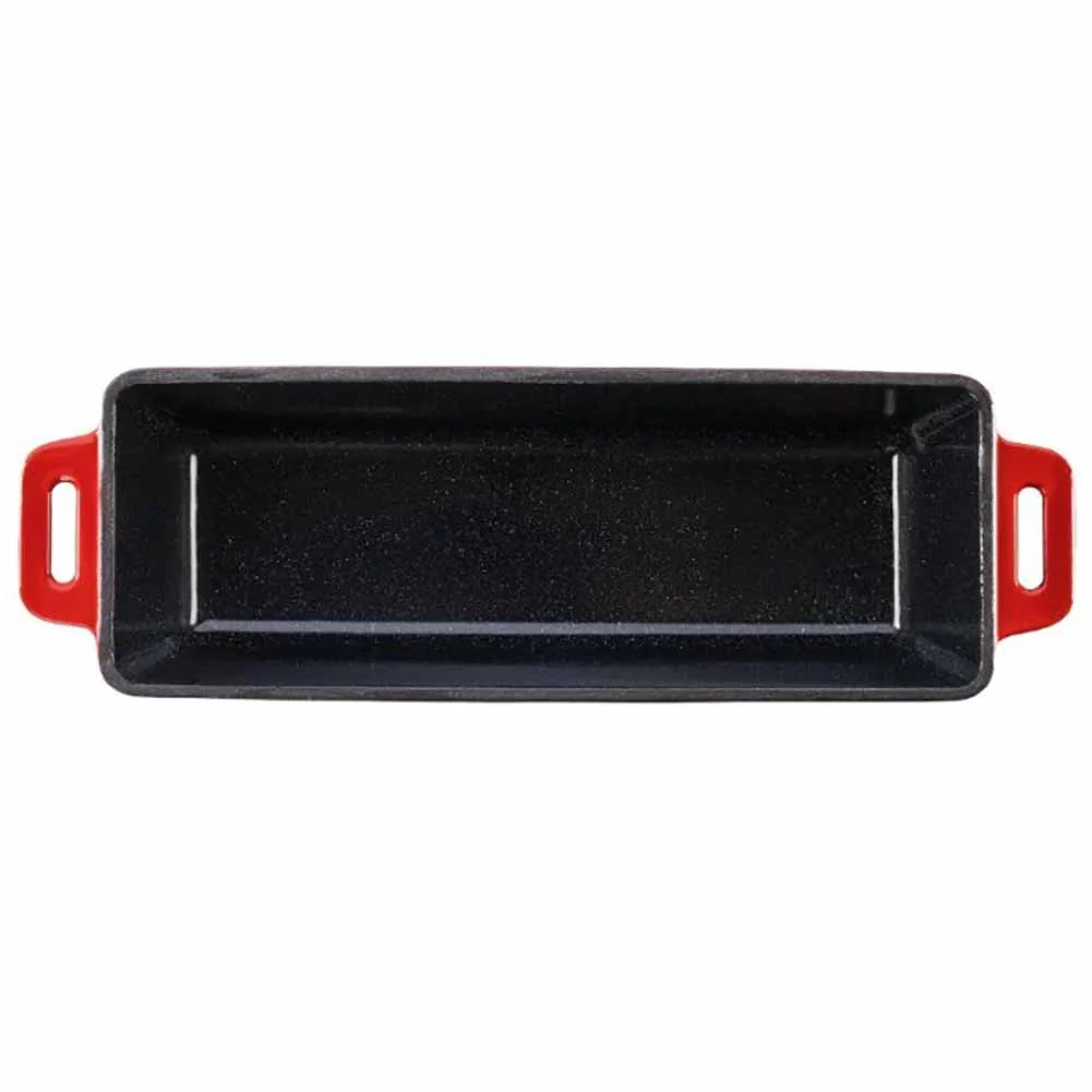 Teglia Grand Feu in ghisa smaltata con coperchio rossa 1,7 L - Image 3