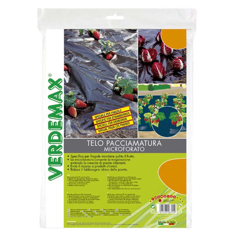 Telo pacciamatura microforato 1,5x10m Verdemax V006791