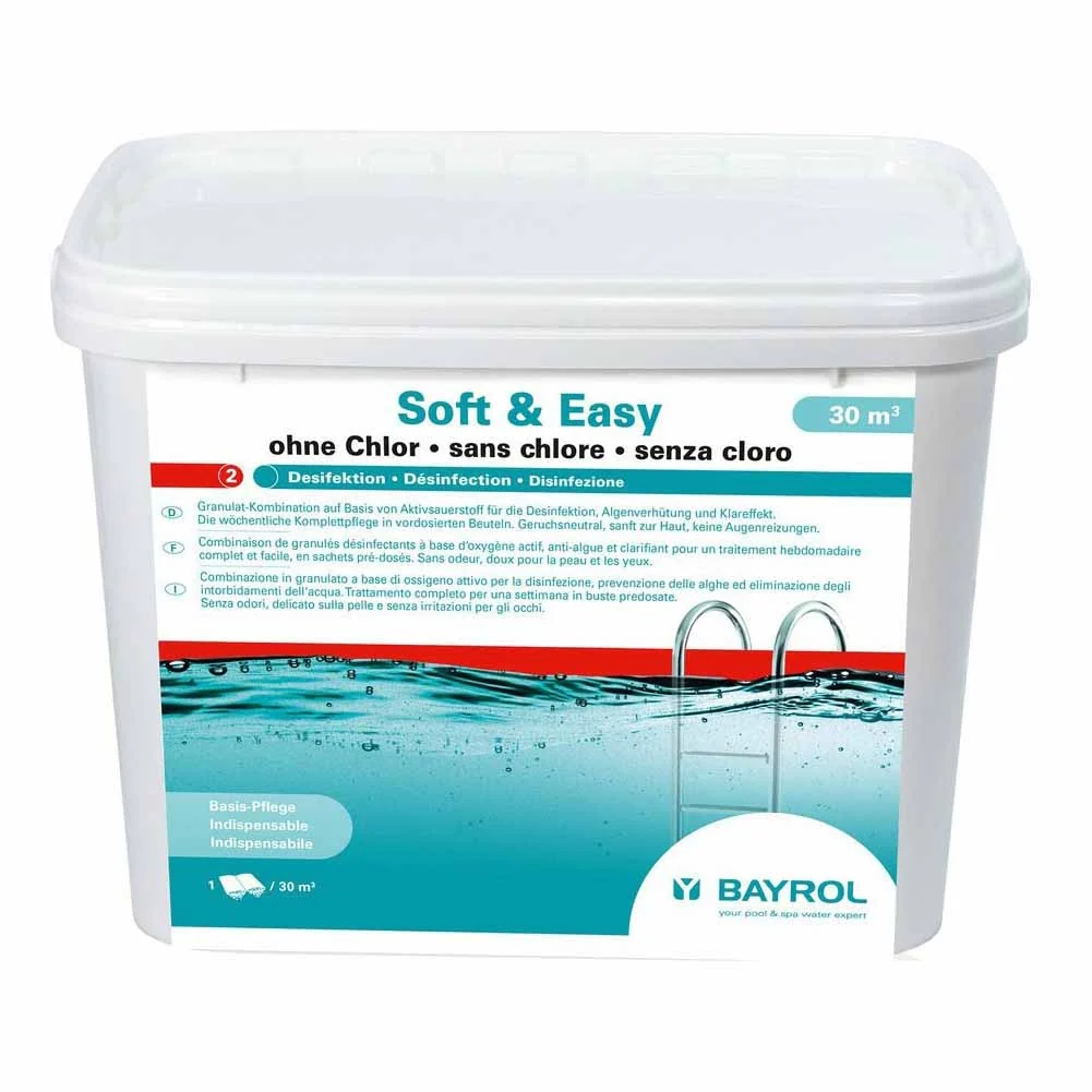 Trattamento completo piscine da 30 m³ Bayrol Soft e Easy 5,04kg