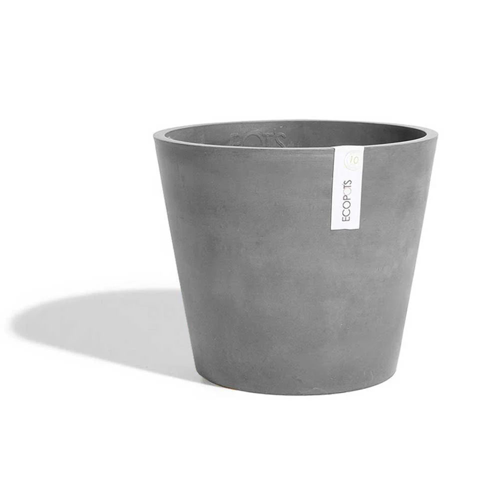 Vaso Cilindro Amsterdam Ø40 cm Grigio Ecopots