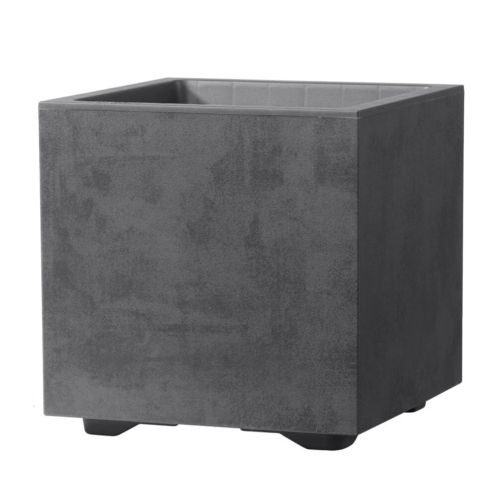 Vaso Cubo Millenium Antracite 25 cm Deroma - Image 2