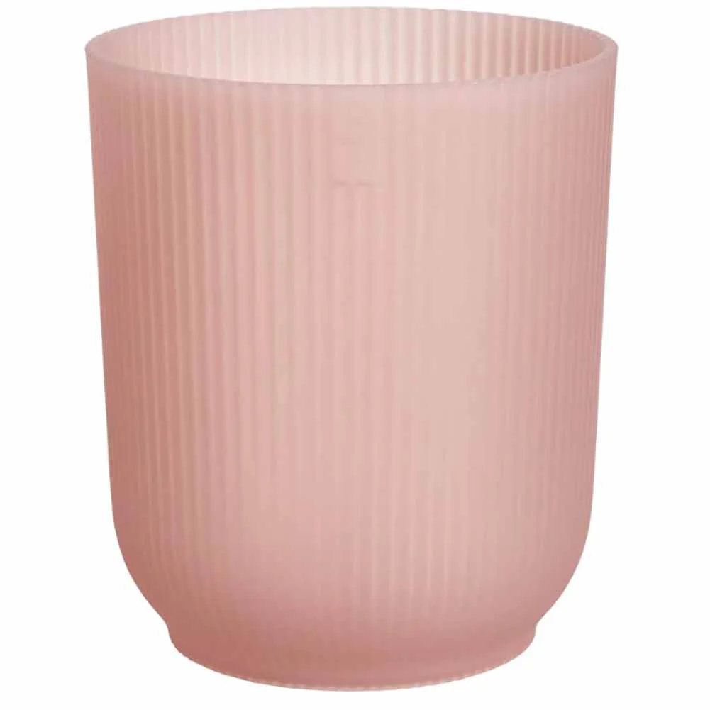 Vaso Tondo Elho Vibes Orchid 13 cm Rosa Trasparente