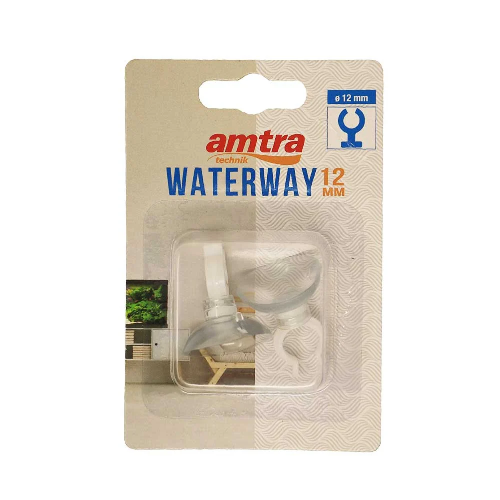 Ventosa per acquario 12mm Wave 2pz