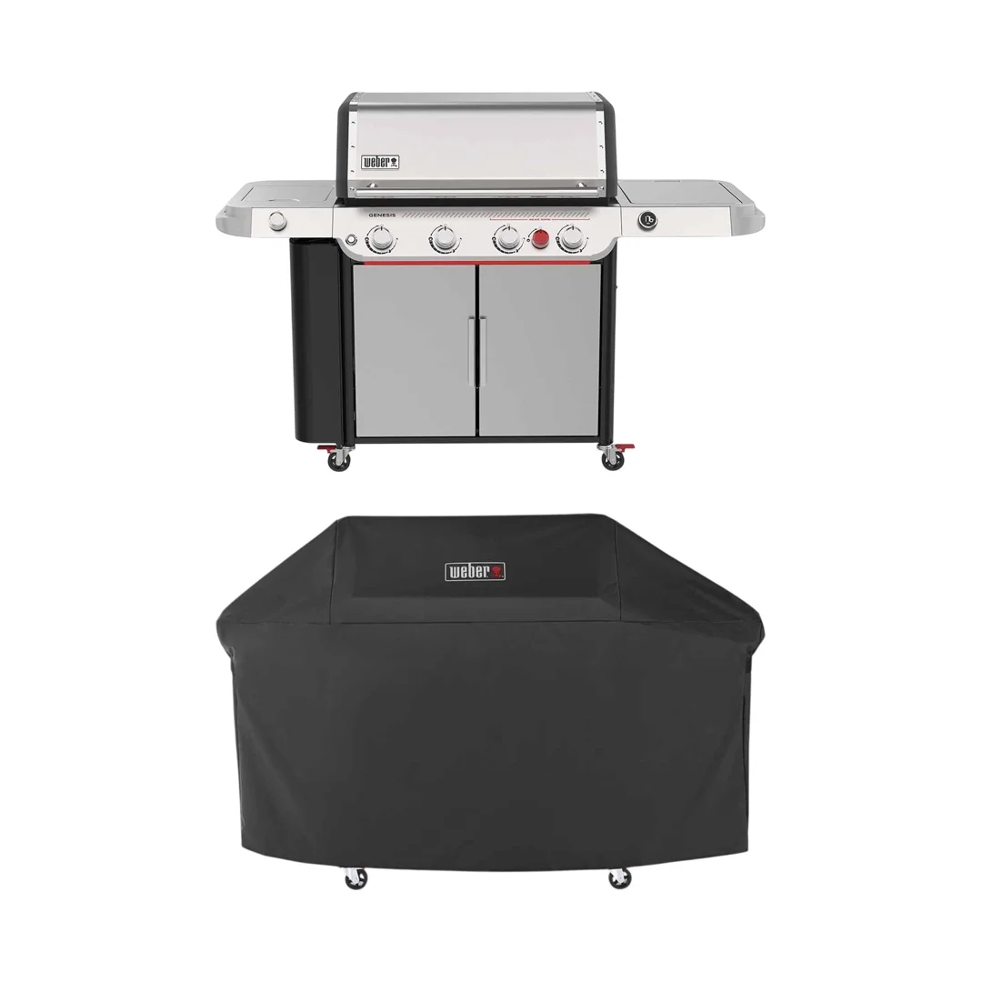 Weber Genesis SP-435W barbecue a gas con Sear Zone e cover Premium
